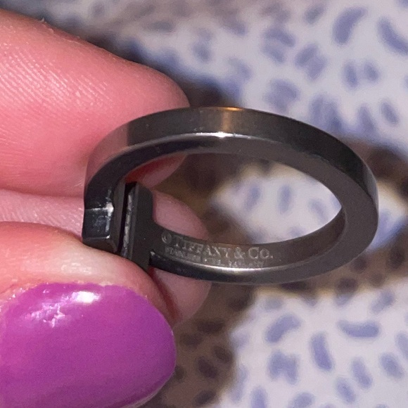 Tiffany T square ring size 7 - Picture 8 of 8